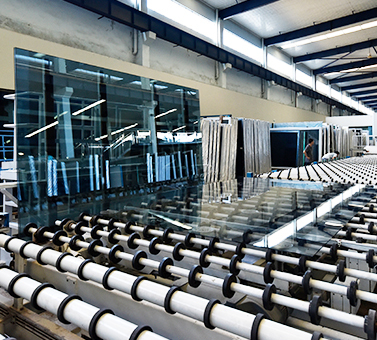 Offline coated glass