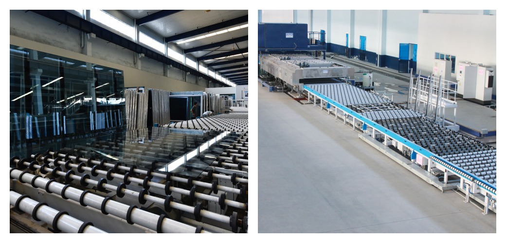 Energy efficient Three Silver Offline Coated Glass Equipment and Productline