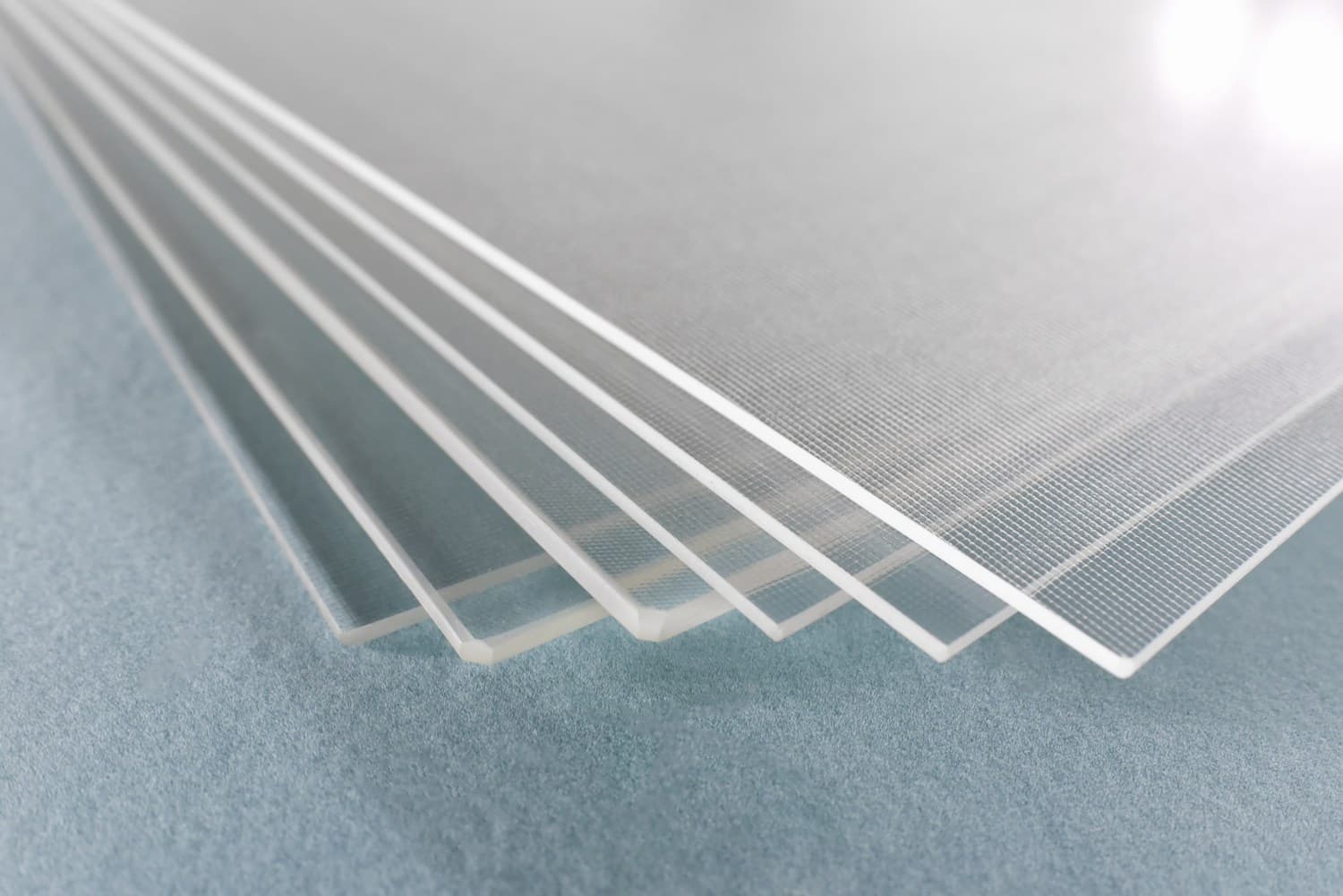 2.5 mm Ultra-Clear Patterned Double-Coated Fully Tempered Glass
